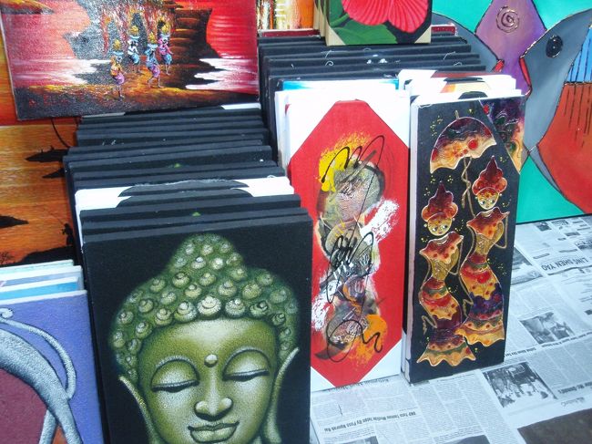 ウブド市場で売っていた絵画☆
