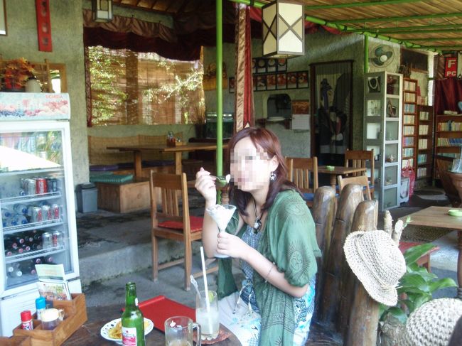 暑かったので、アイスとレモンソーダが冷たくておいしかった♪