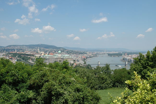 ・ゲレルトの丘から市内くさり橋方面