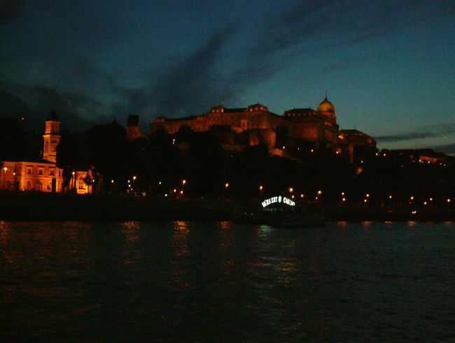 ・ドナウクルーズの船上から王宮を望む