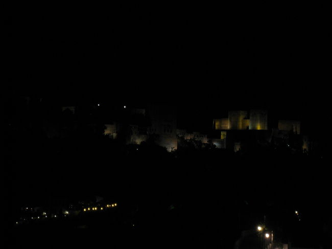 夜景（アルハンブラ宮殿）