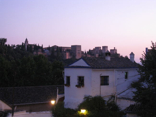 夕暮れ（アルハンブラ宮殿）
