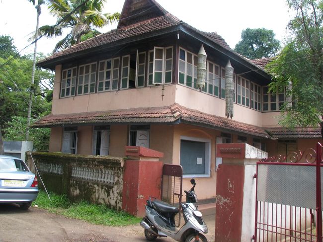 今回アレッピーで泊まった宿。<br />