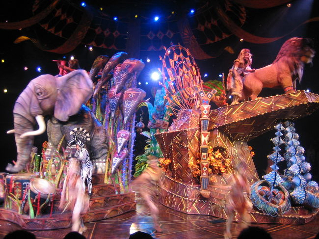 福岡でもライオンキングやってたのですが<br />見てなかったので本当にラッキーでした。<br />本当はもっと凄いんでしょうが私にとっては<br />十分楽しめてよかったです。