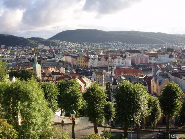 まだ途中だけど、凄い景観！ブリッケンは隠れているけれど、向かい側の建物が本当に美しく見えます。