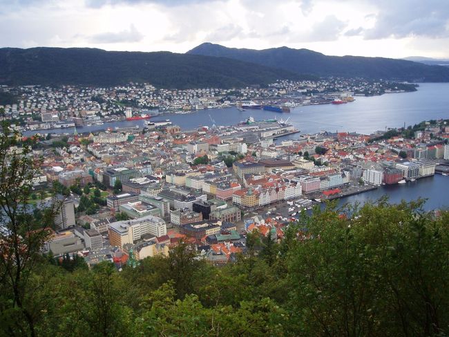 展望台到着直前。こんな素晴らしい景観が！