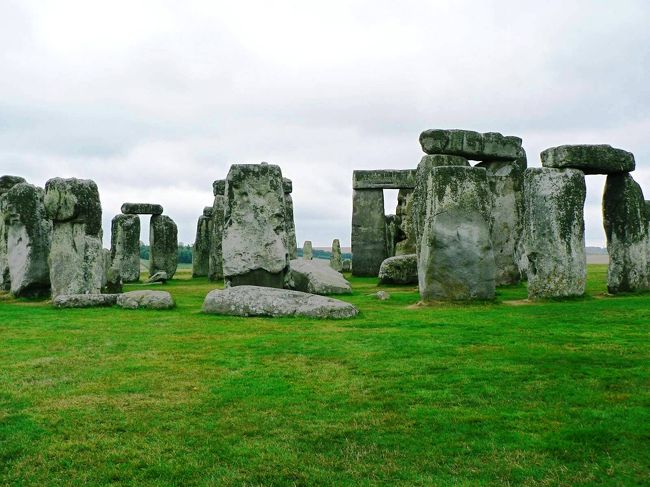 ストーンヘンジの光景。