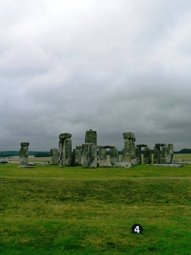 ストーンヘンジの光景。