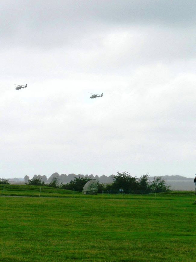 ストーンヘンジの全景。 