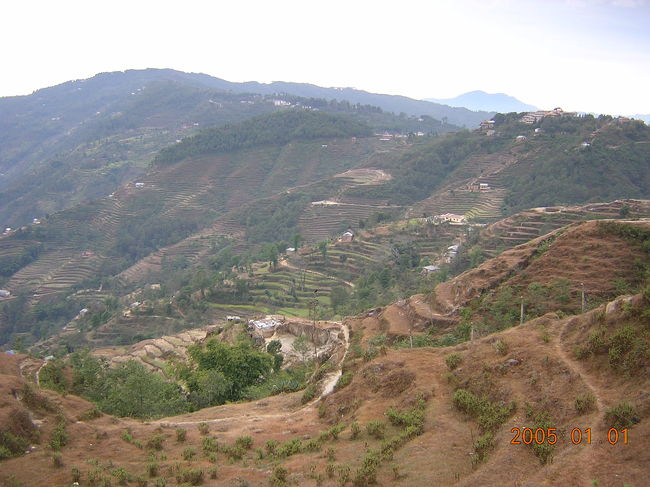 ナガルコットの山々。