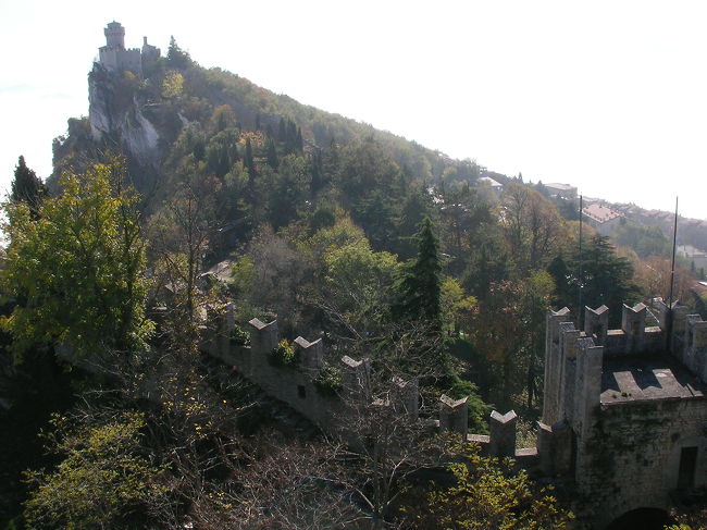 グアイタ要塞から眺める第二の塔「チェスタ要塞」