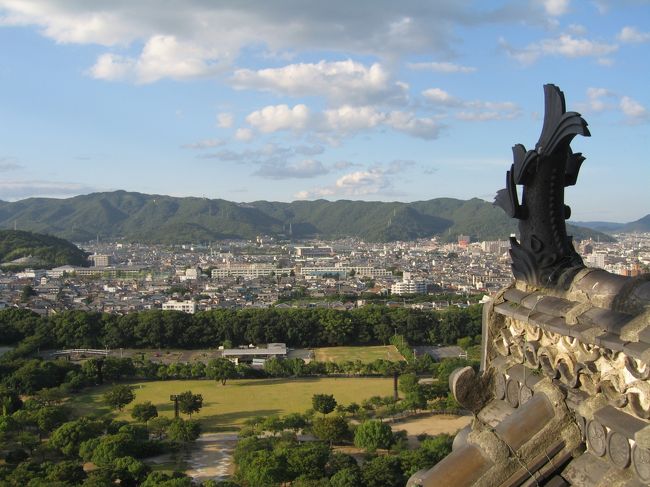 最上階の６階まで登りました！<br /><br />北側の眺めです。