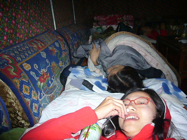 <br />山を感じて、風を感じて、Ｏ２を鼻から注入しながら<br />寝た<br />