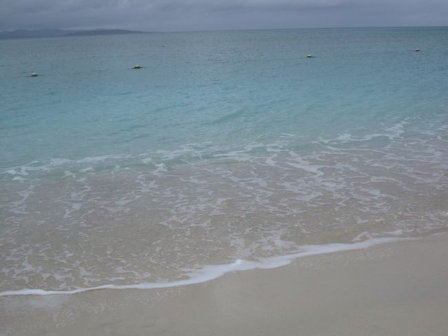 ホテルの前のビーチ