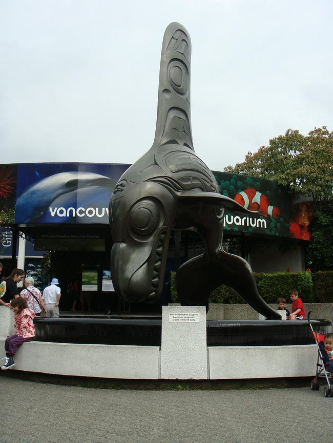 バンクーバー水族館の入り口です