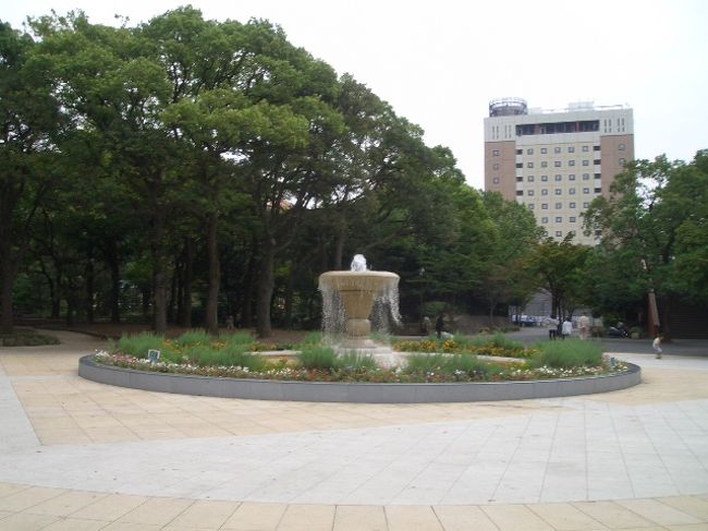 中には噴水がありました。