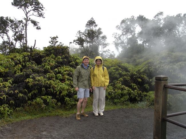 スチーム・ベントです。<br />地中の雨水などが地下の高温の岩盤で<br />熱せられ、水蒸気となり噴出しています。<br />かなり熱かった・・・