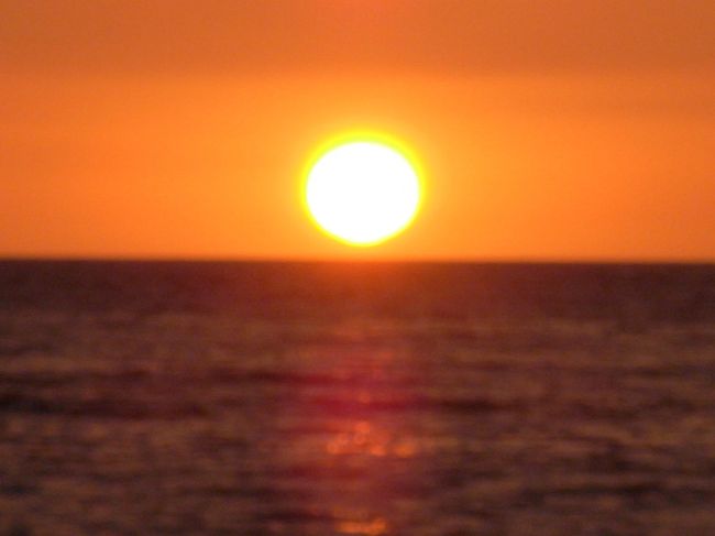 この日のサンセットもとてもキレイでした。