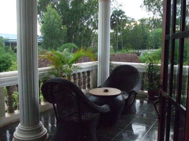 翌朝、宿で7時から朝ごはんです。<br />それまでに少し時間があったので宿を少々探索してみました。