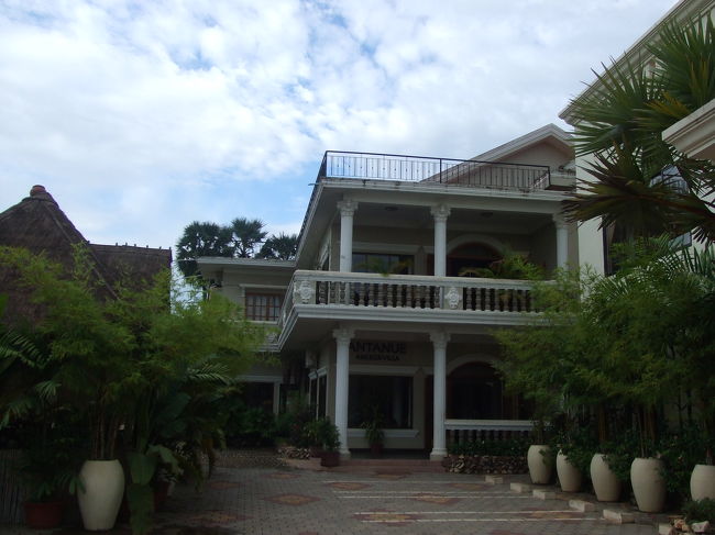 宿の入口からの景色。