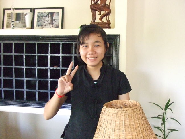 フロントで良くお話したアナちゃん。<br />ちょっと日本語話せます。話し方がかわいいんだあ〜（´∀｀）