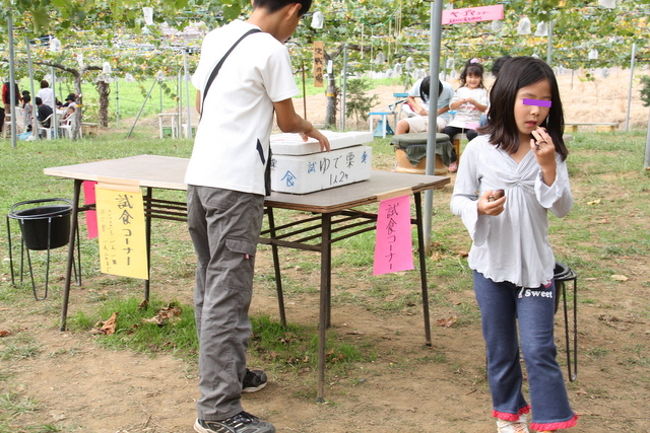 毎年恒例の~ぶどう狩り・なし狩り・栗ひろい ♪in千代田村「久松農園」