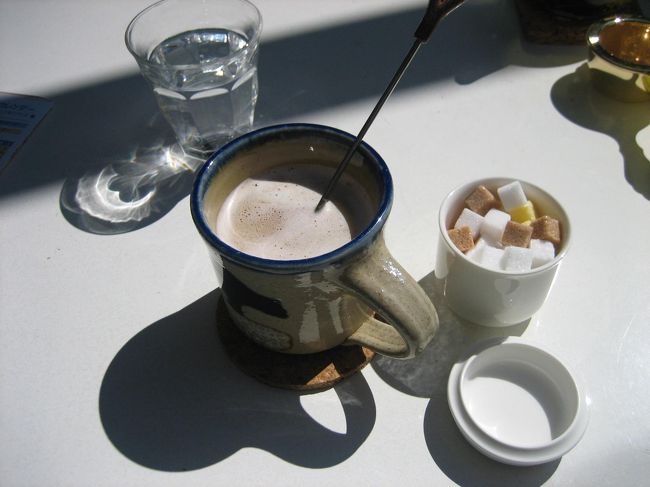 今回は、フルーツティーではなくホットココアと・・・