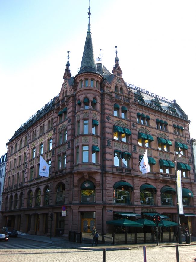 ハードロックカフェ・オスロが入っている建物。。