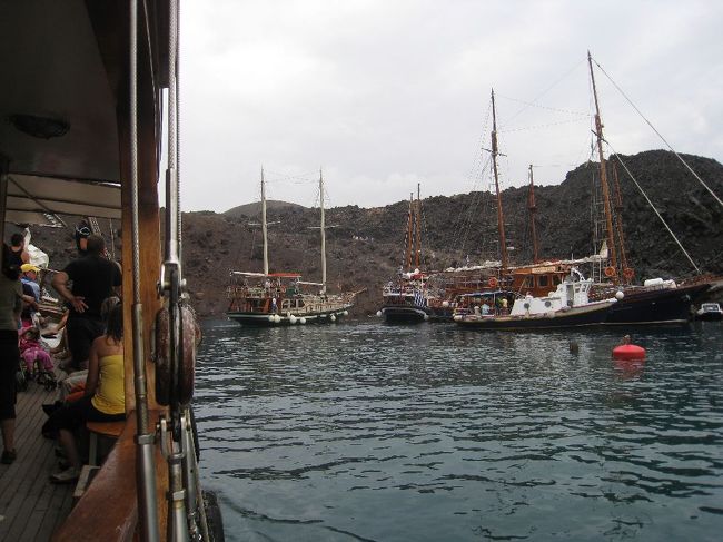 すでにたくさんの船が。