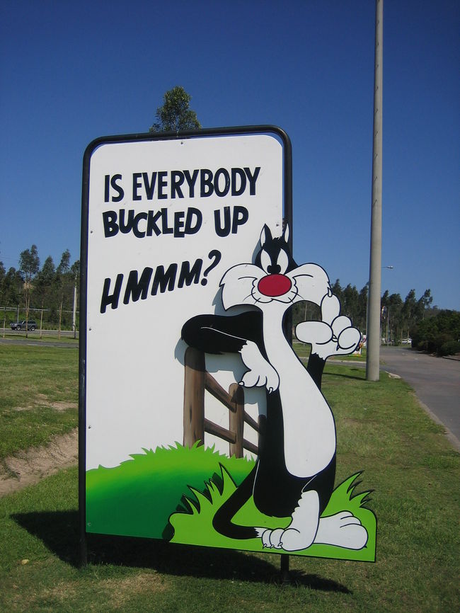 最後はシルベスター・キャットが見送ってくれました。