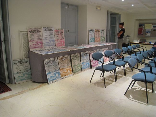 ３１回を迎えるサントリー二音楽祭。<br /><br />これまでのポスターが会場内に展示してあります。