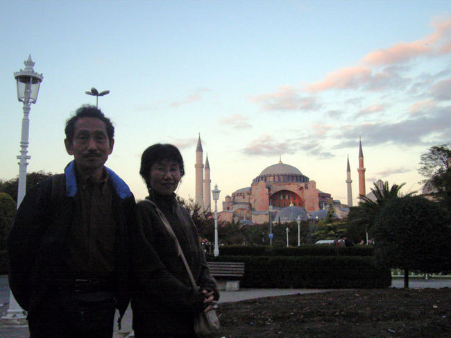 夕暮れのアヤソフィア