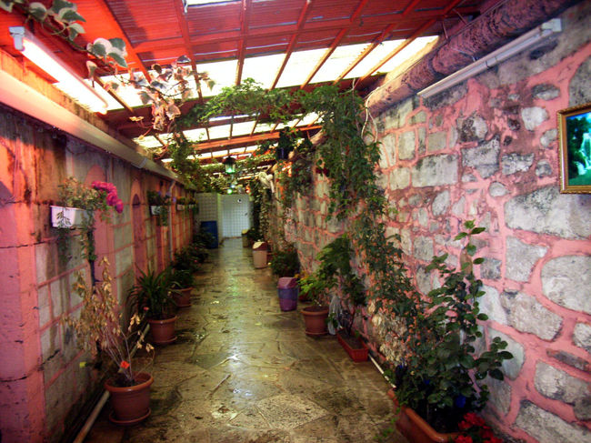 スレイマニエ・ジャーミィのトイレ、なんだか怪しい雰囲気でした。