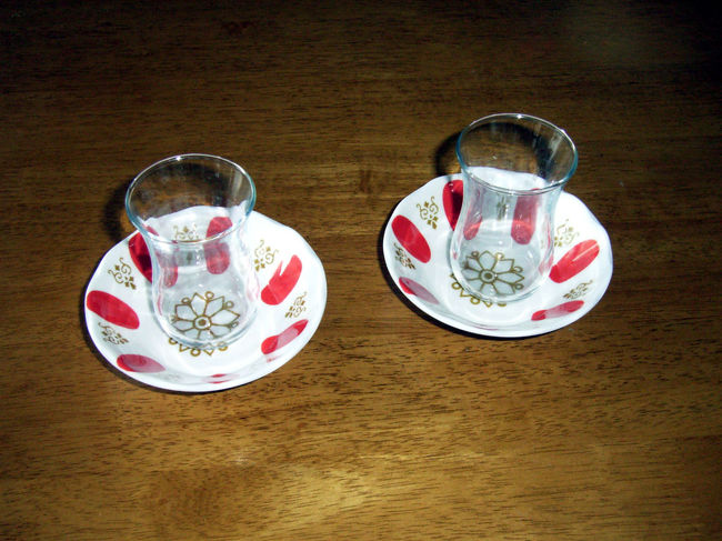 記念にチャイグラスを買いました。