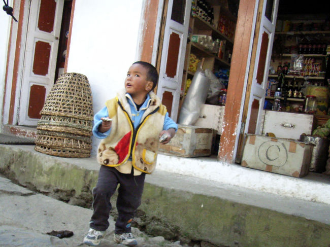 ルクラの街で。