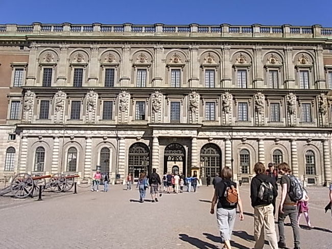 衛兵の交代式があった中庭