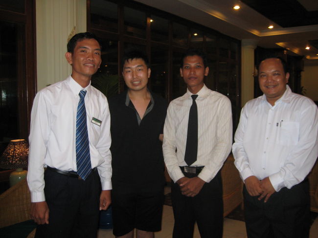 ホテルの人々。とっても親切でした。