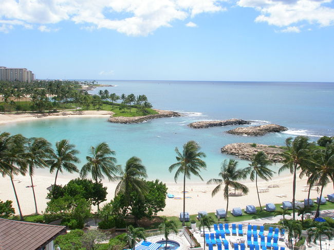 部屋の前にはプライベートビーチが広がっています。<br />