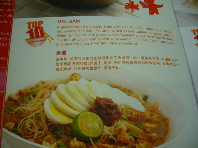 チャンギ空港で食べたミーシャムというヌードル。まあまあだったかなあ。