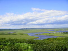 琵琶瀬展望台。湿原が一番広く見れます。
