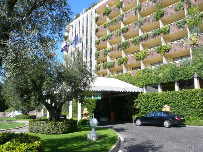 本日のホテルはヴァチカン郊外の小高い丘の上、カバリエ・ヒルトンです。