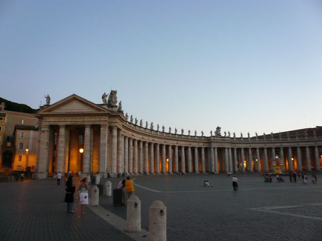 夕暮れのヴァチカン「サン・ピエトロ大聖堂」その１
