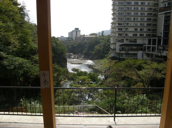 足湯からの景色です