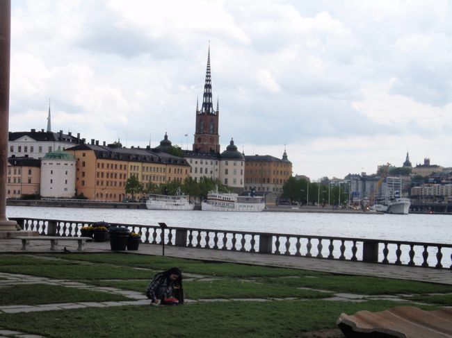 市庁舎庭から見たガムラスタン。