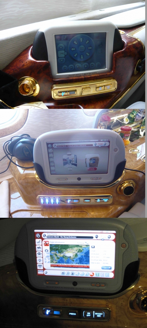 これが他機種のモードコントローラー<br /><br /><br />上：Ａ345（2007.10）<br />Ａ345（窓側席）にはありません。<br /><br /><br /><br /><br /><br /><br /><br /><br /><br /><br /><br />中：777-300ER（2008.01）<br />これには付いてたんですね。<br />でも、押してみても何も反応しませんでした。<br /><br /><br /><br /><br /><br /><br /><br /><br /><br /><br /><br /><br /><br /><br />下：777-200LR（2009.01）<br />これは中央席のコントローラー<br />窓がない席なのでボタン最初からありません。