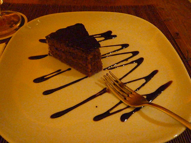 デザートはチョコレートケーキです☆<br />うっとり・・・