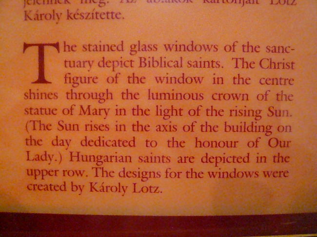 英語の説明書き。<br />