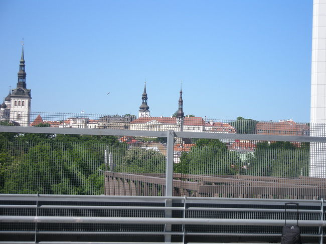 デパートの屋上から旧市街地を見るとこんな感じ。