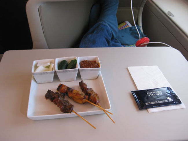 お約束のサテー。