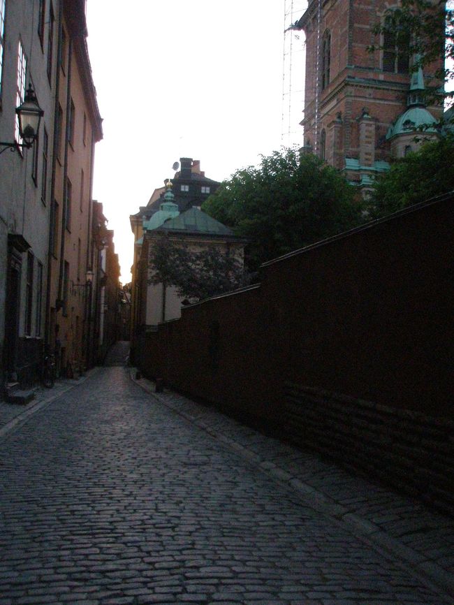 石畳の道がきれい